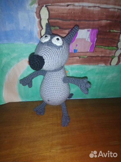 Волк из мультика