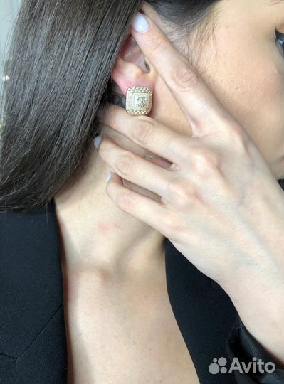 Серьги chanel