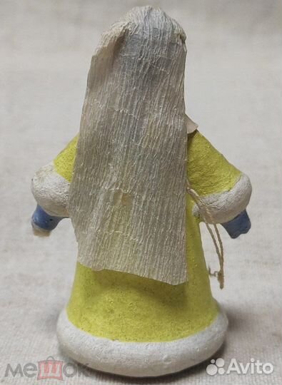 Ёлочная игрушка из картона и гипса 