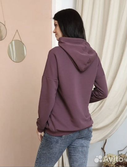 Худи толстовка для беременных и кормящих новая