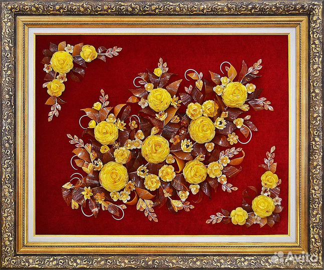 Картина из янтаря 