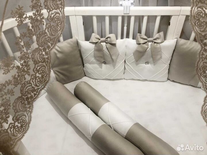 Продам бортики в кроватку, ручной работы размер 2