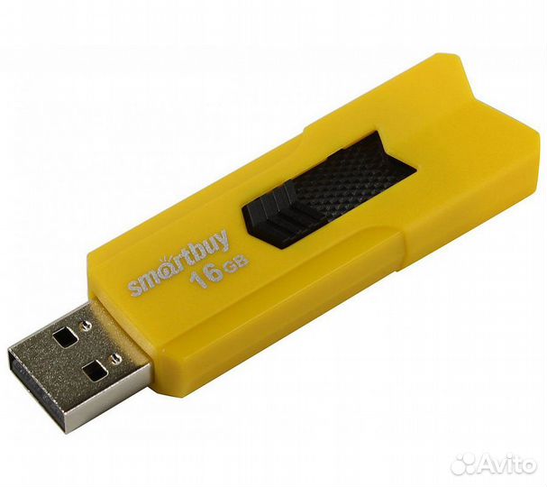 Флеш-накопитель Smartbuy Stream USB 2.0 16GB, желт