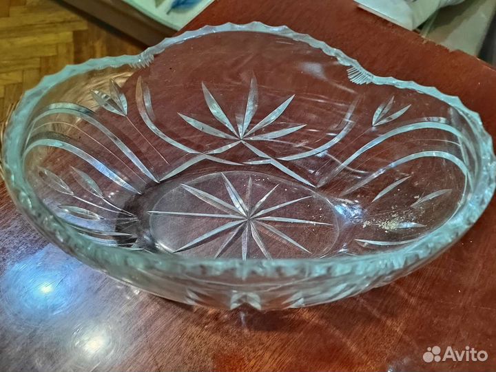 Хрустальная ваза, Чехия, СССР