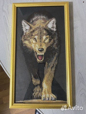 Волк мозайка объявление продам