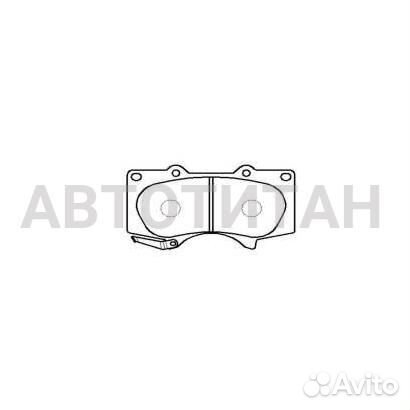 Колодки тормозные, задние (Старый CKT14 ) tohiluxs