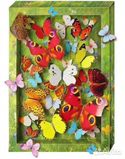 Объемная картинка Взлетающие бабочки