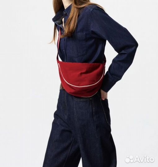 Uniqlo Round mini shoulder bag line сумка