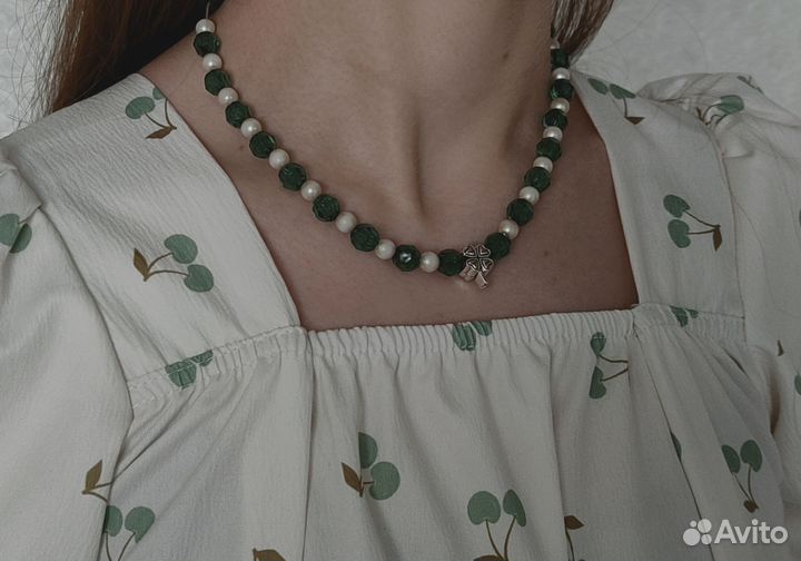 Бусы,ожерелье с кулоном,колье