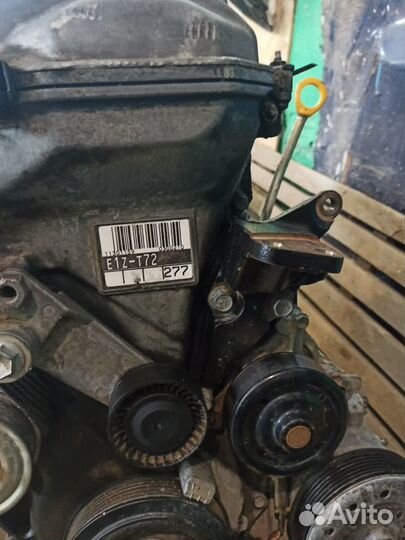 Двигатель toyota avensis2 277 1.8 1zzfe, E1Z-T72