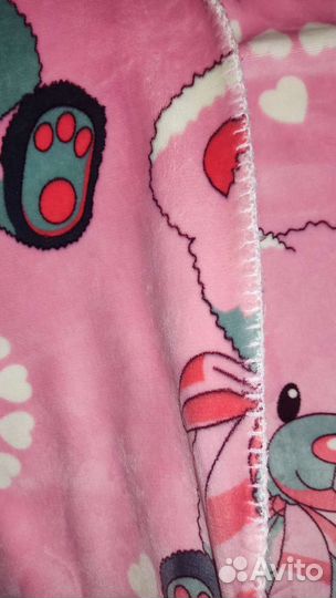 Плед детский плюшевый