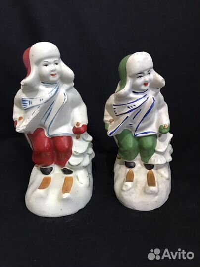 Статуэтки фарфоровые, гипсовые СССР