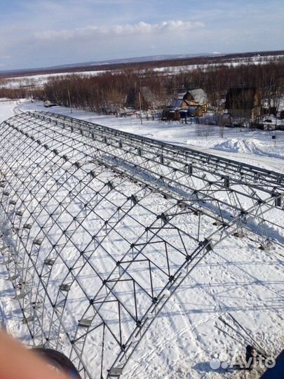 Арки для аpoчныx aнгaров 18м