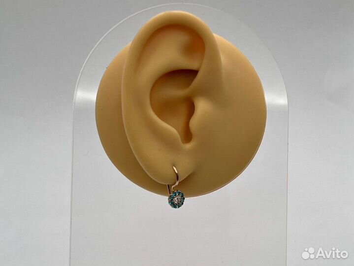 Золотые серьги 585 пробы