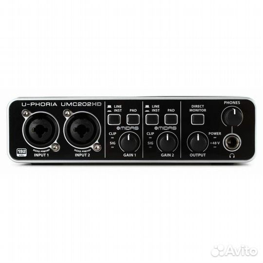Внешняя звуковая карта с USB Behringer UMC202HD