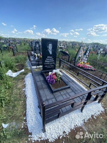 Облицовка могил, обкладка, памятники