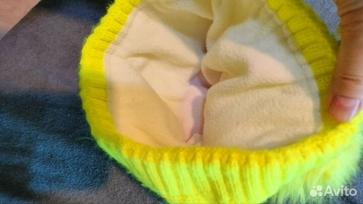 Шапка зимняя для девочки 50 52