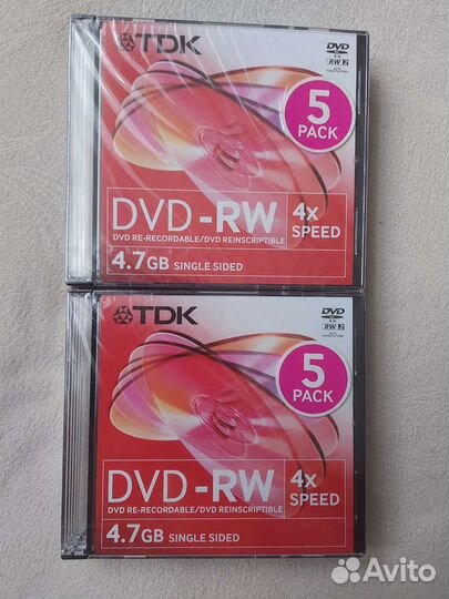 Диски новые DVD-RW