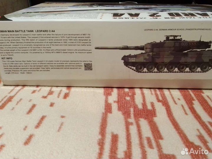 Сборная модель танка 1 35