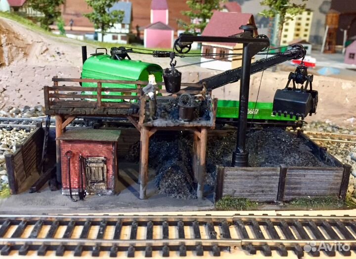 Модель железной дороги1:87. Грейферный экскаватор