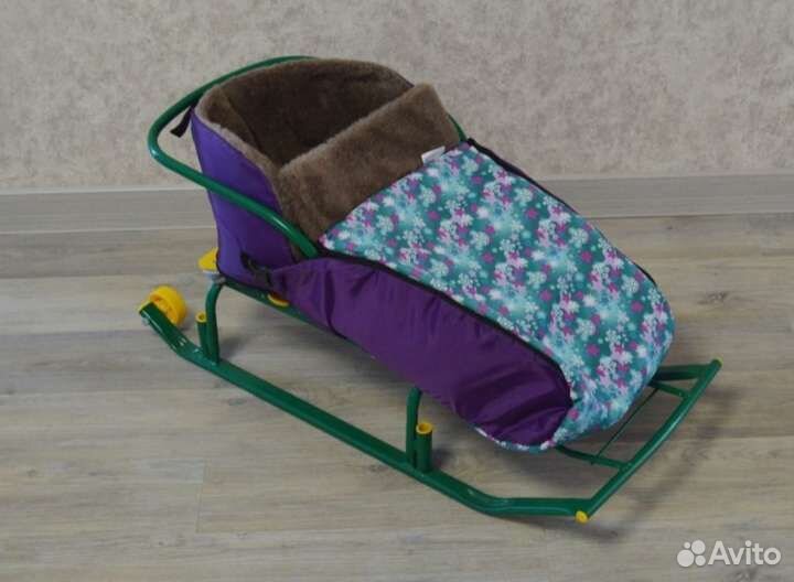 Детские санки с колесами
