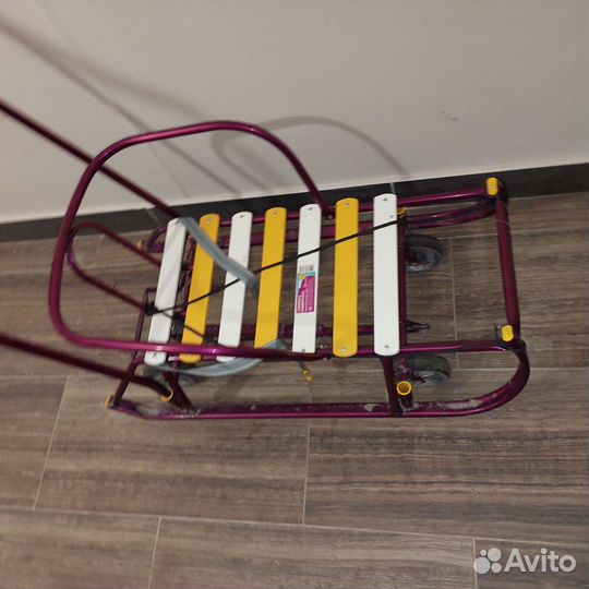 Детские санки с колесами