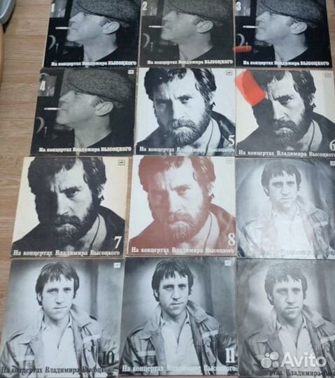 Пластинки В.Высоцкого 1-18
