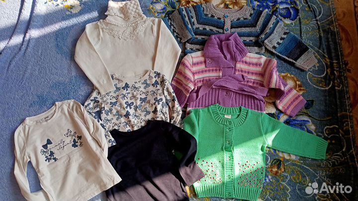 Вещи на девочку пакетом 98-104 размер