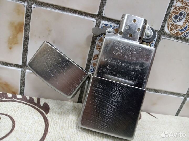 Зажигалка Zippo Bradford PA 12 оригинал бензиновая