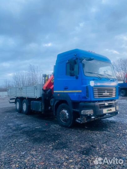 МАЗ 6312А9-320-015 с КМУ, 2013