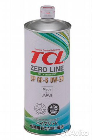 Масло мотор. TCL Zero Line Fully Synth,SP,GF-5,0W2
