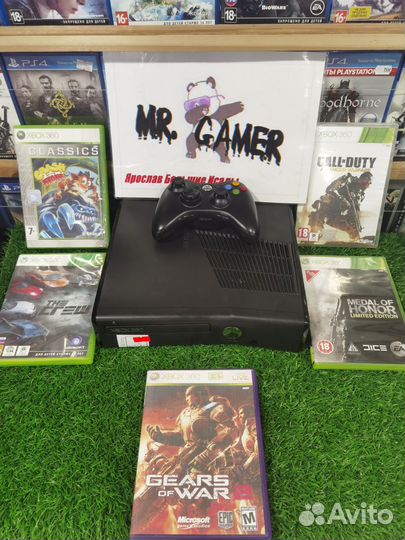 Xbox 360 slim прошитый freeboot 25игр