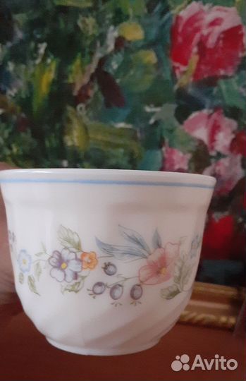 Сервиз Прованс фарфоровый кофейный Франция новый