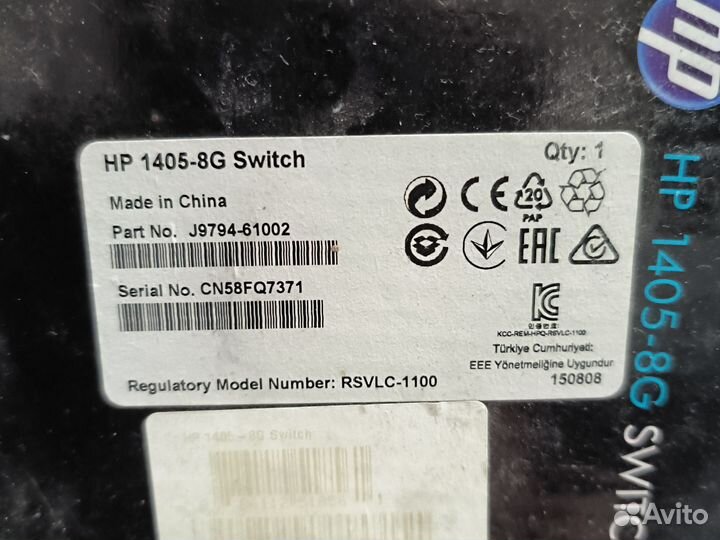 Коммутатор HP 1405-8G