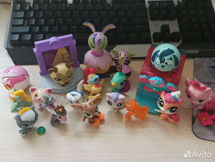 Игрушки Littlest Pet Shop, пони, кошки и другие