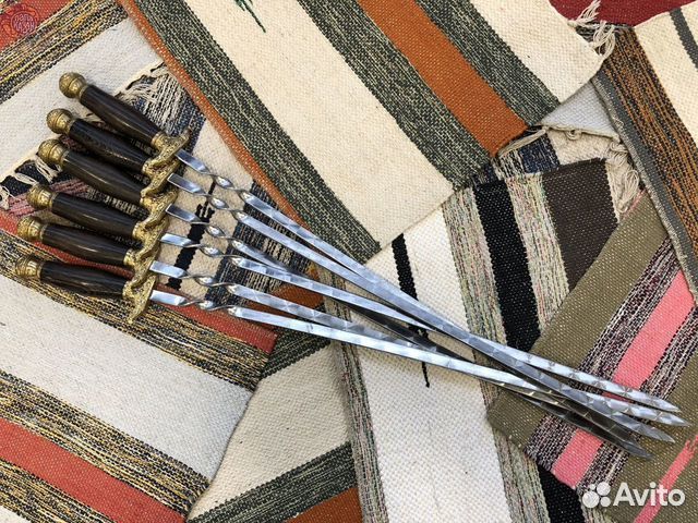 Набор шампуров для люля, курицы, рыбы