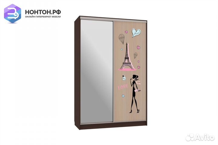 Шкаф-купе Гранд 1-600 Амели венге