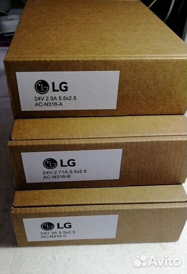 Блок питания для монитора(телевизора) LG 24V 2.5a