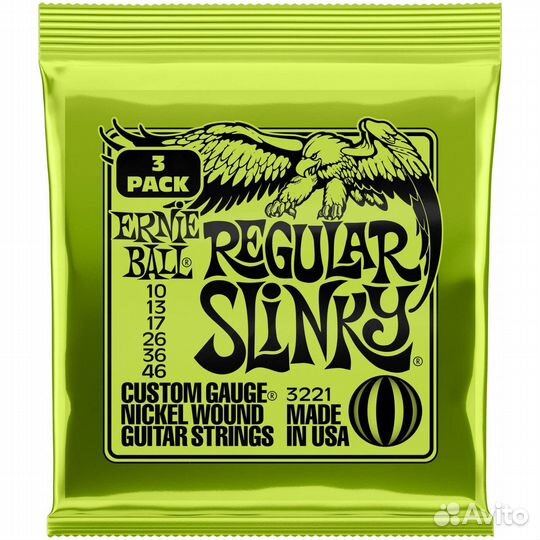 Струны для электрогитары Ernie Ball 3221 Nickel Wo