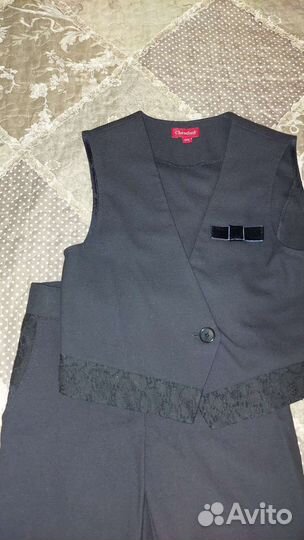 Костюм школьный для девочки 128
