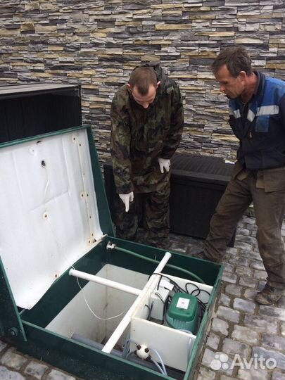 Септик, чистка монтаж установка