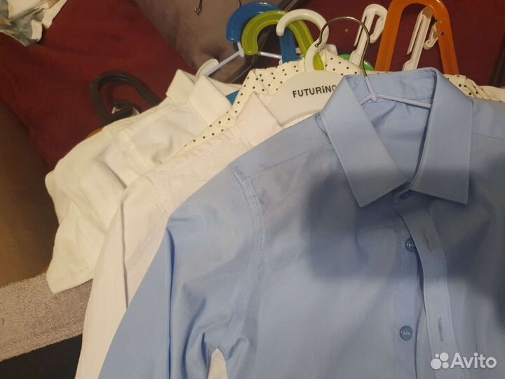 Рубашки школьные на мальчика 122