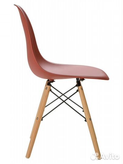 Стул в стиле eames DSW,кирпичный