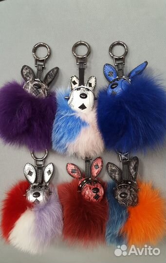 Меховой брелок