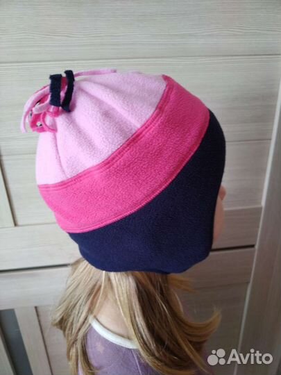 Шапка и снуд флисовые на весну/осень 122-134