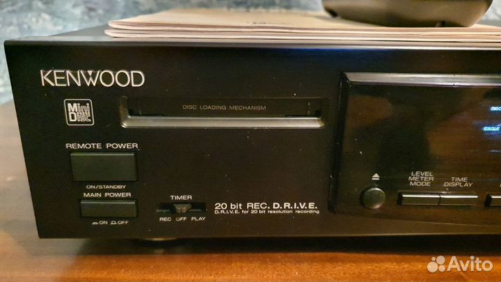 Kenwood DM-7090 топовый Минидиск рекордер 20Bit
