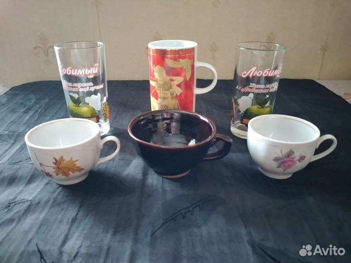 Фужеры, пиала, кружки, стаканы