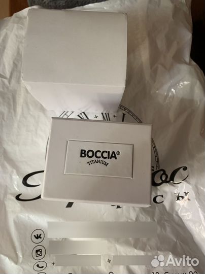 Кварцевые часы Boccia titanium