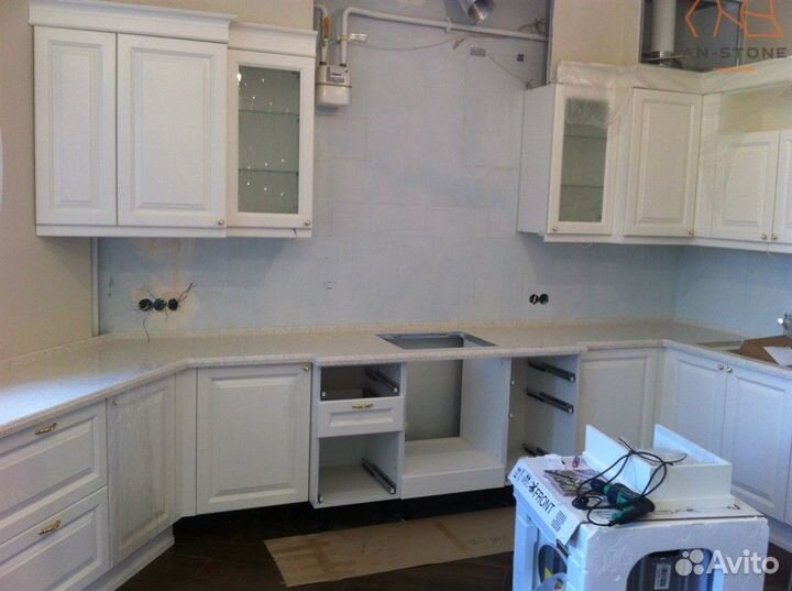 Столешница из искусственного камня для кухни