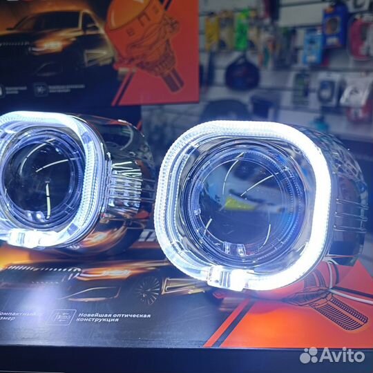 Bi LED линзы aozoom A3 max 2024 + маски